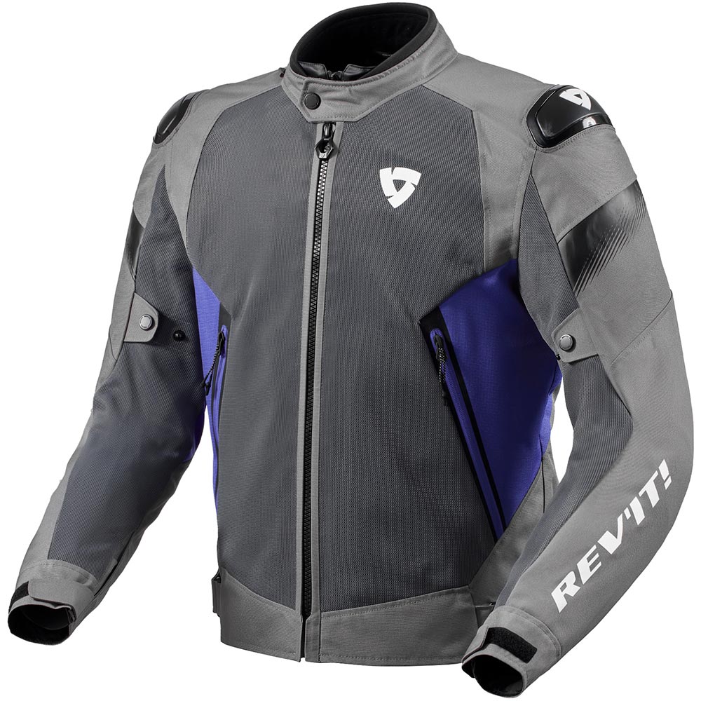 Rev'it - Blouson Control Air H2O Gris / Bleu