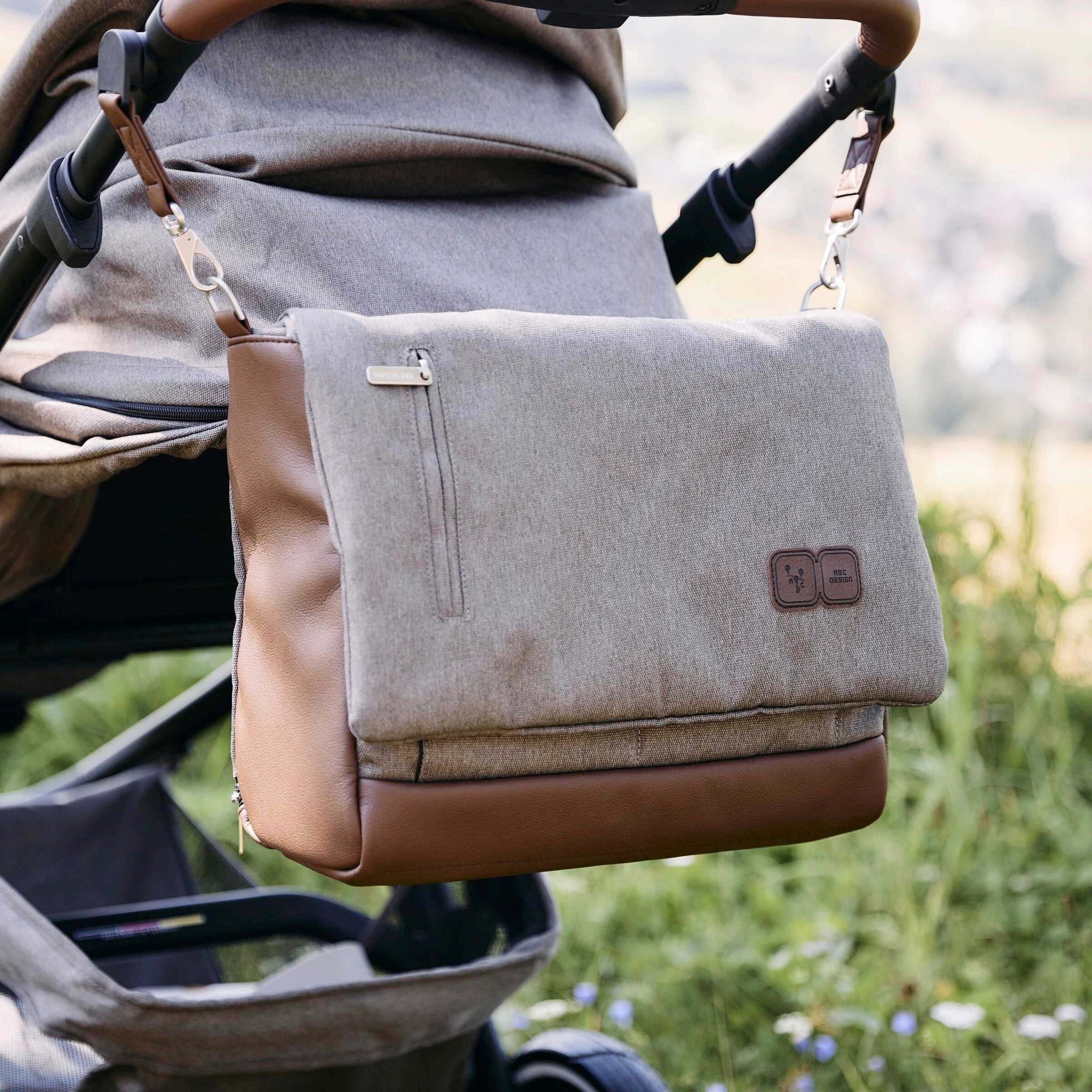 ABC Design Wickeltasche Urban nature
