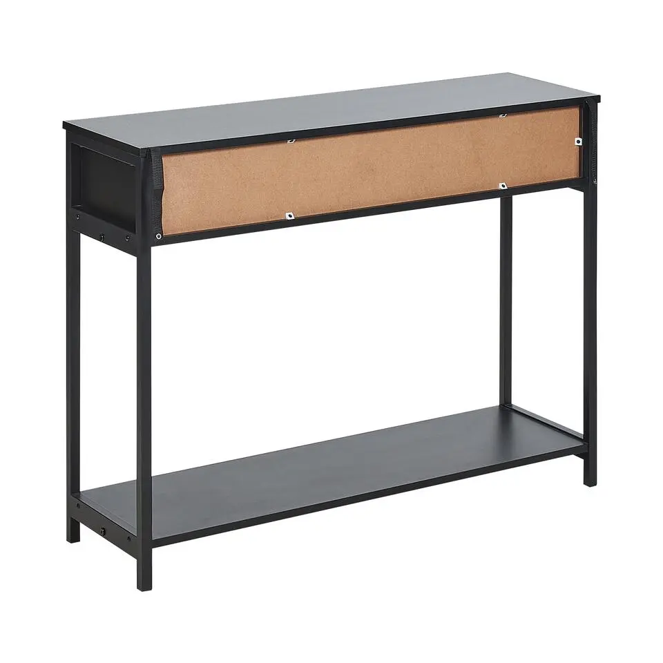 OPOCO - Consoletafel - Zwart - Rotan