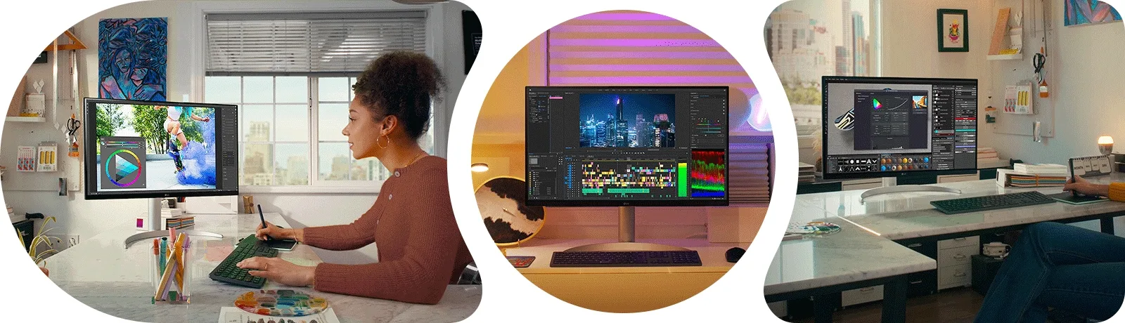LG Ultrafine 27UQ850V-W Écrans de bureau et professionnels