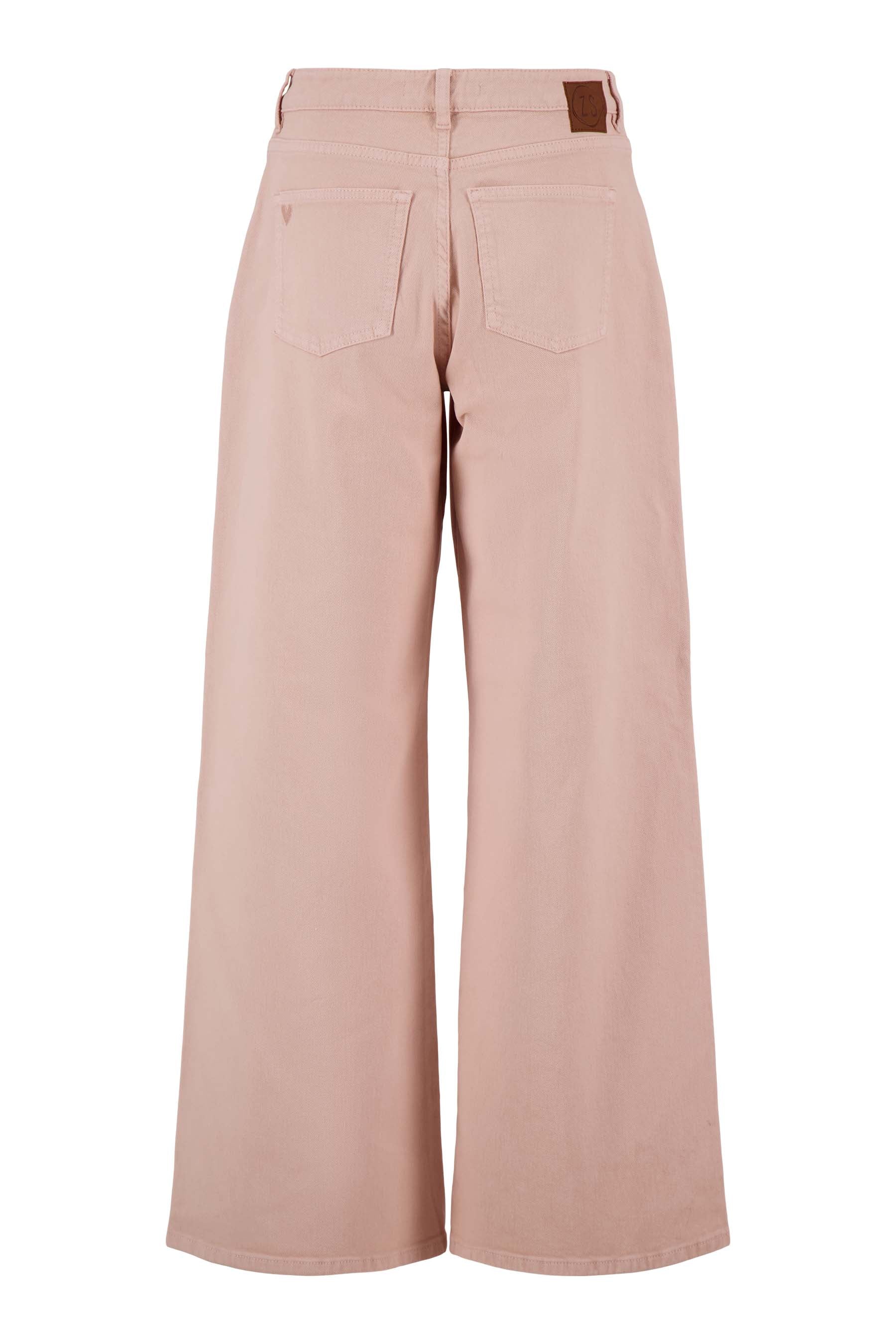 wideleg jeans gekleurd