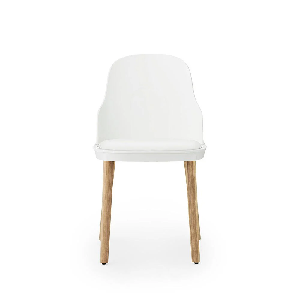 Normann Copenhagen  Allez stol, m/betræk Canvas - hvid/egetræ