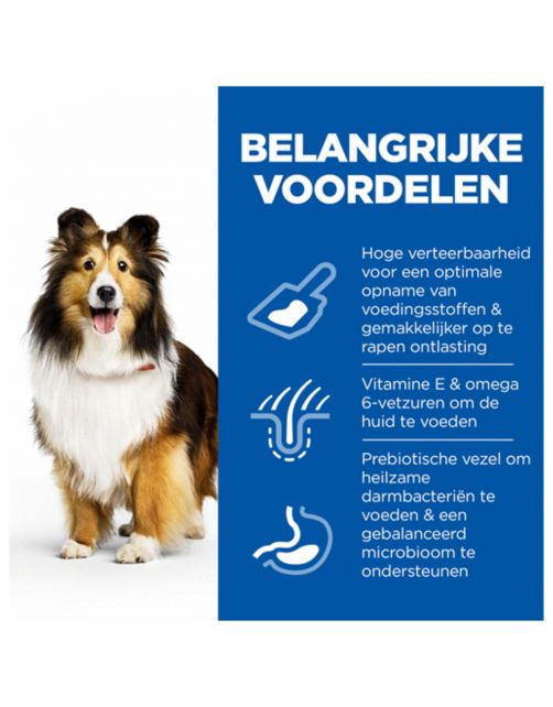 Hill's Canine Adult Sensitive Stomach En Skin Medium - Hondenvoer - Kip 2.5 kg