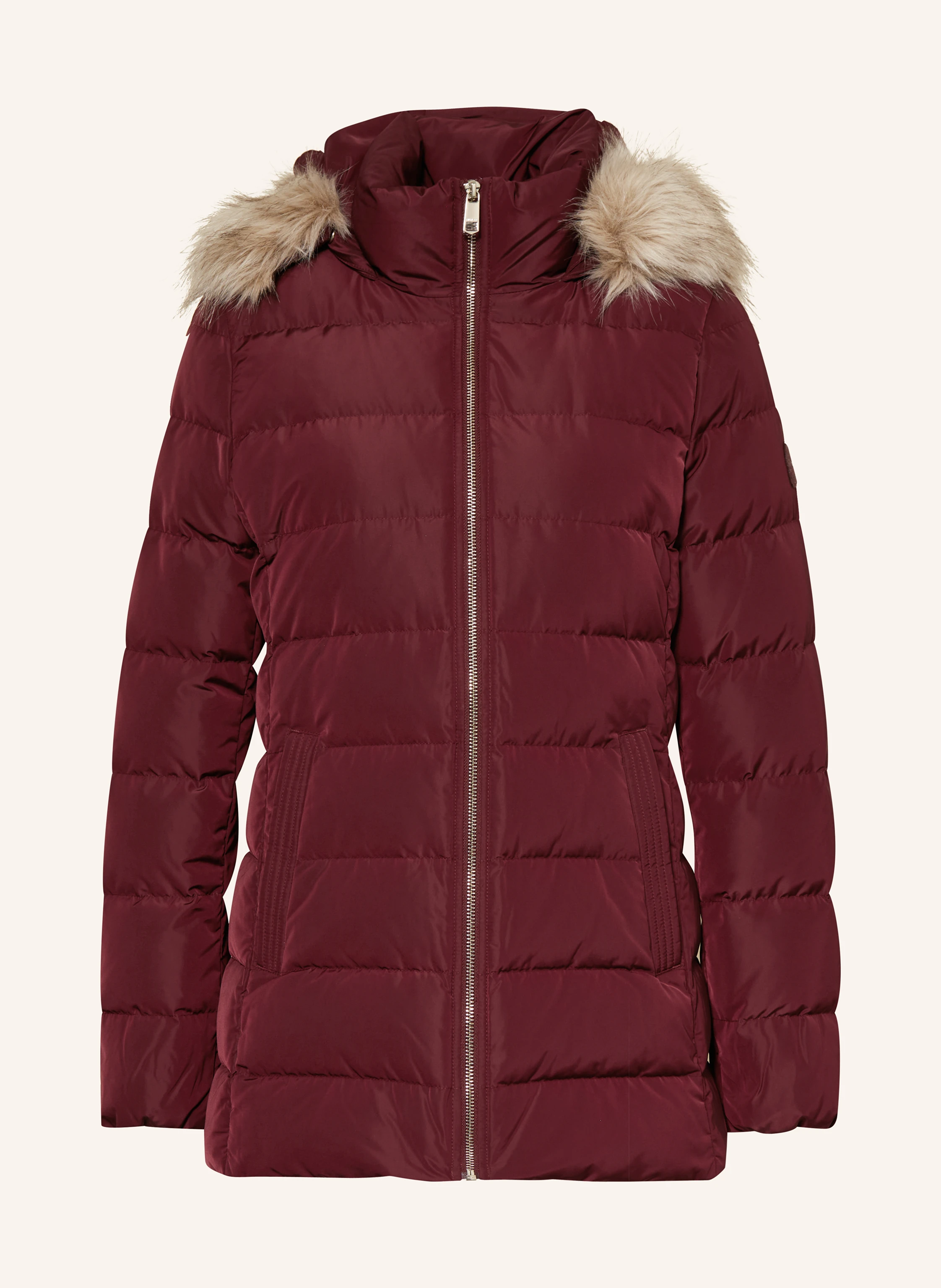 TOMMY HILFIGER Daunenjacke HERITAGE DOWN TYRA mit Kunstpelz