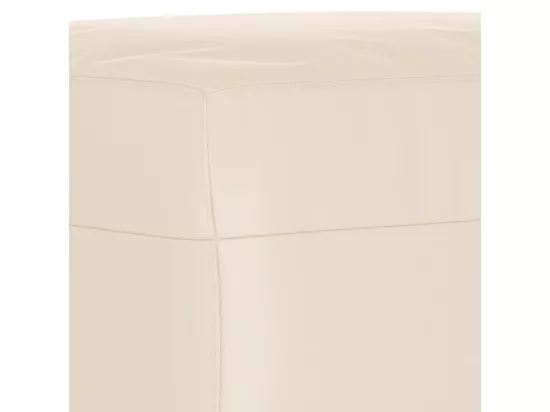 Ensemble de canapés 3 pièces avec coussins beige tissu microfibre