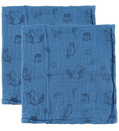Pippi Spucktücher - 6er-Pack - 65x65 cm - Dark Navy