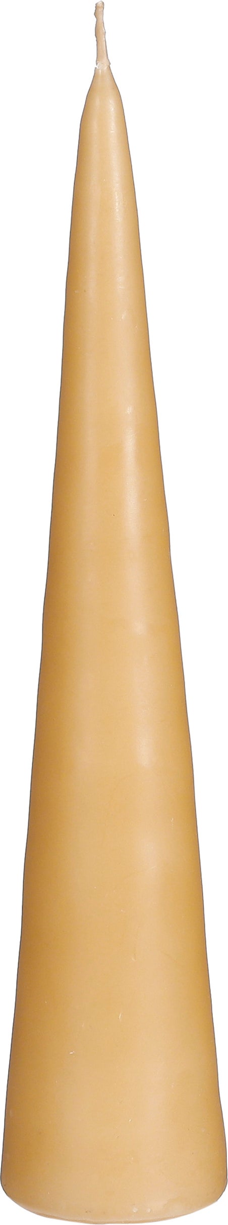 Mica Decorations kegelkaars bruin 23 uur D 5 H 25 cm