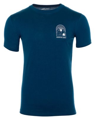 T-shirt Manches Courtes Rubb'r Mountain Addict Bleu marine