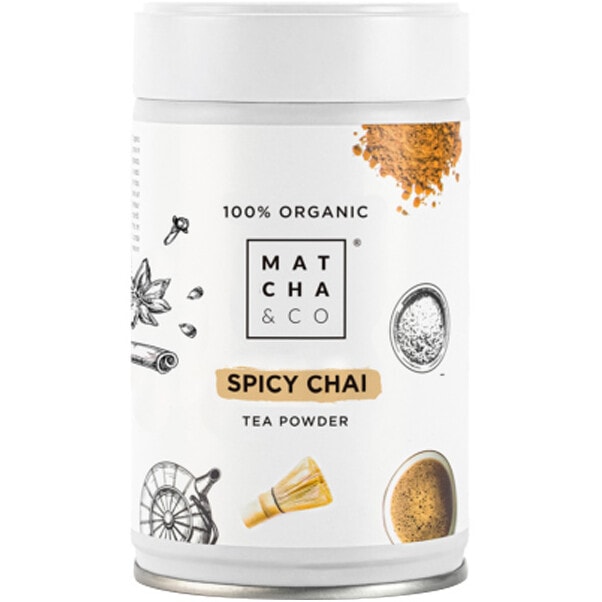 Thé noir en poudre bio - Spicy Chai - 80 g