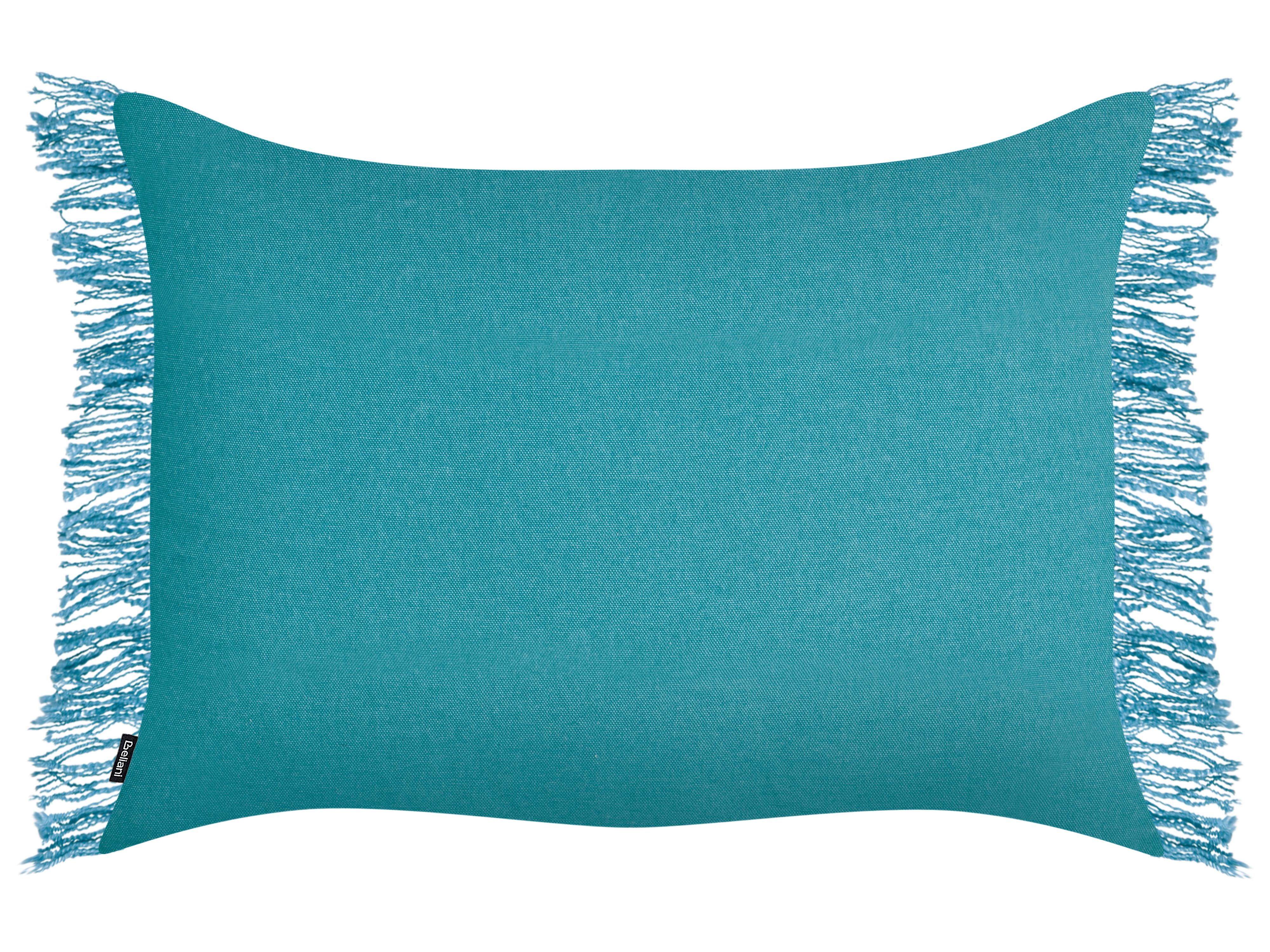 Set van 2 sierkussens MABA Katoen 50 x 35 cm Blauw effen