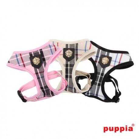 Coleira peitoral Junior Soft para cães, ajustável ao corpo, bege