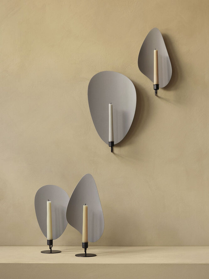 Audo Copenhagen Flambeau CH, H34 ,Table, Bronzed Br