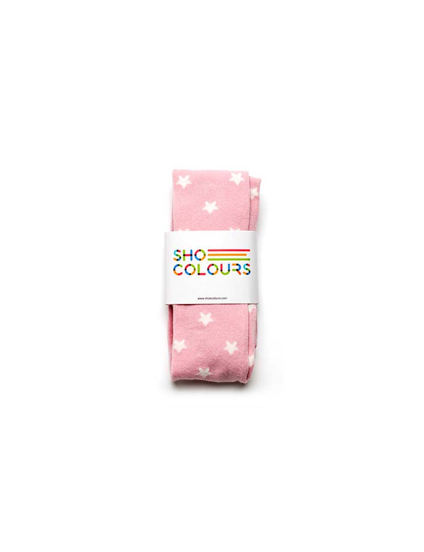 Girl's Star Pattern Tights Pink