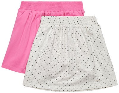 Luca & Lola Doro Skjørt 2-pack, Snow White/Pink