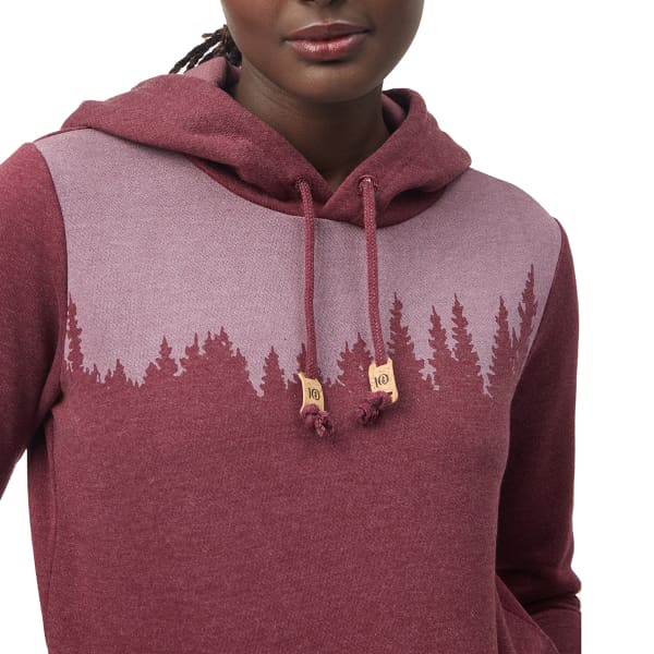 SFS151_Sweatshirts TENTREE W JUNIPER HOODIE FIG HEATHER