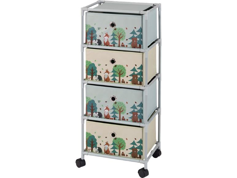 Kinder kast op wielen
