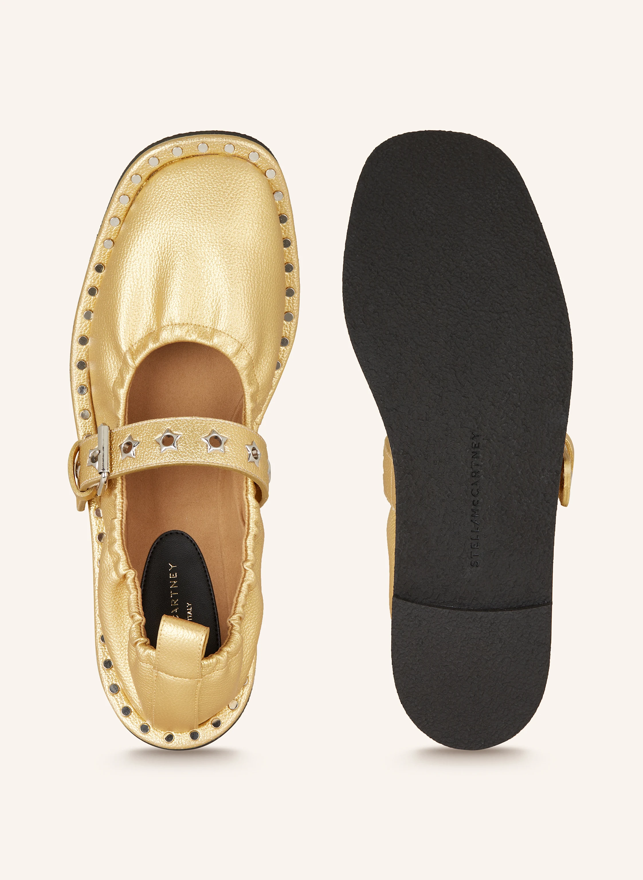 STELLA McCARTNEY Mary-Jane-Ballerinas FALABELLA mit Nieten