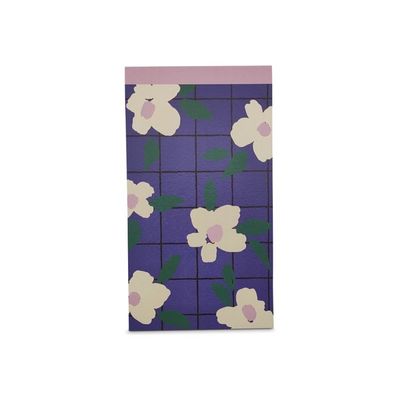 BLUE ART - Carnet tâches à faire - 10 x 18 mm - 70 pages - ligné - décor et fleurs