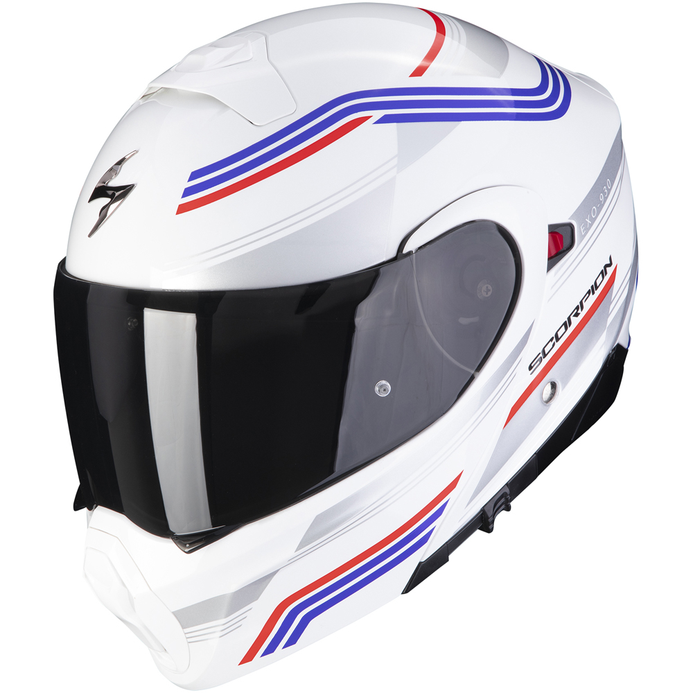 Scorpion - Casque Exo-930 Multi Blanc / Bleu / Rouge