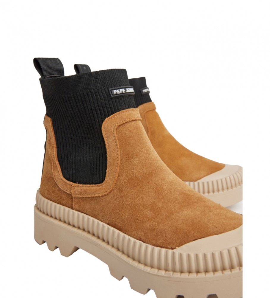 Botas de cano curto Pepe Jeans Ascot Chelsea marrons