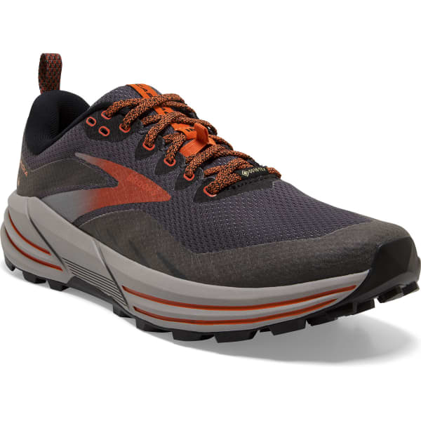 Chaussure trail BROOKS CASCADIA 16 GORE-TEX BLACK/EBONY/CINNABAR