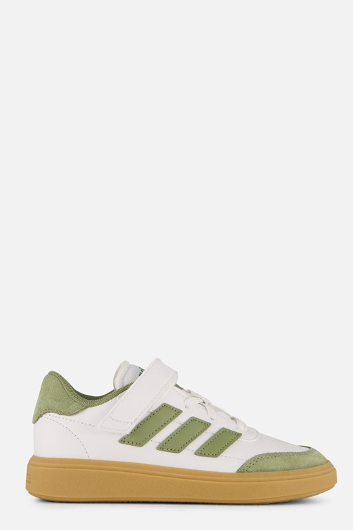 Adidas Courtblock Sneakers wit Imitatieleer