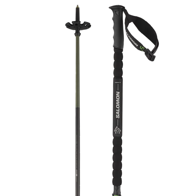 MTN CARBON S3  Bâtons de ski alpin unisexe Black/Yellow
