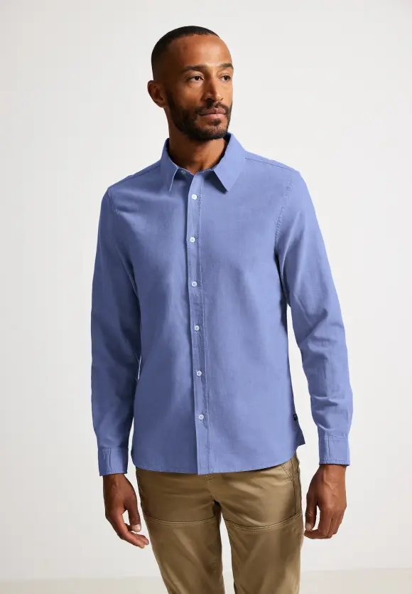 Oxford Hemd - chambray blue