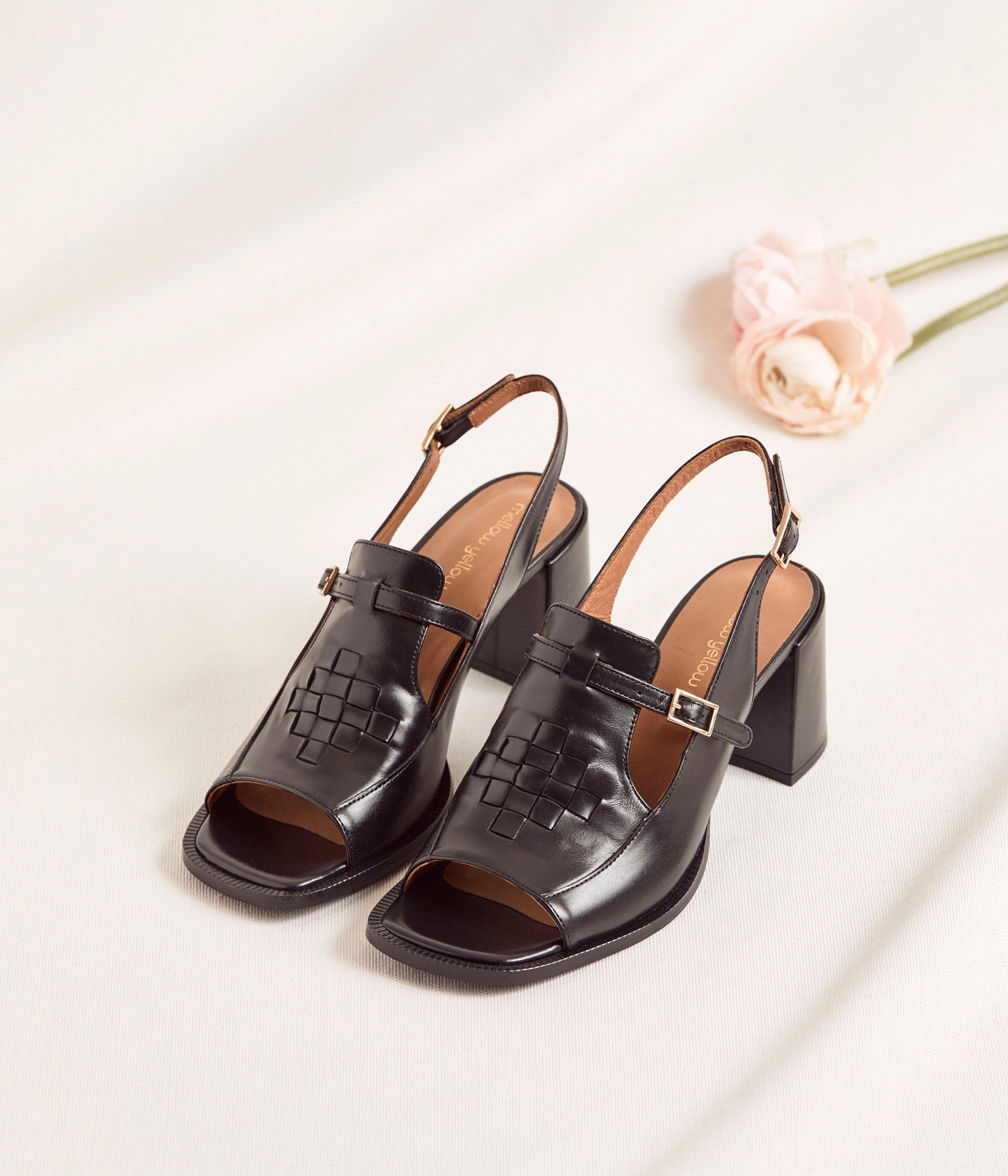 Sandales noires Addison