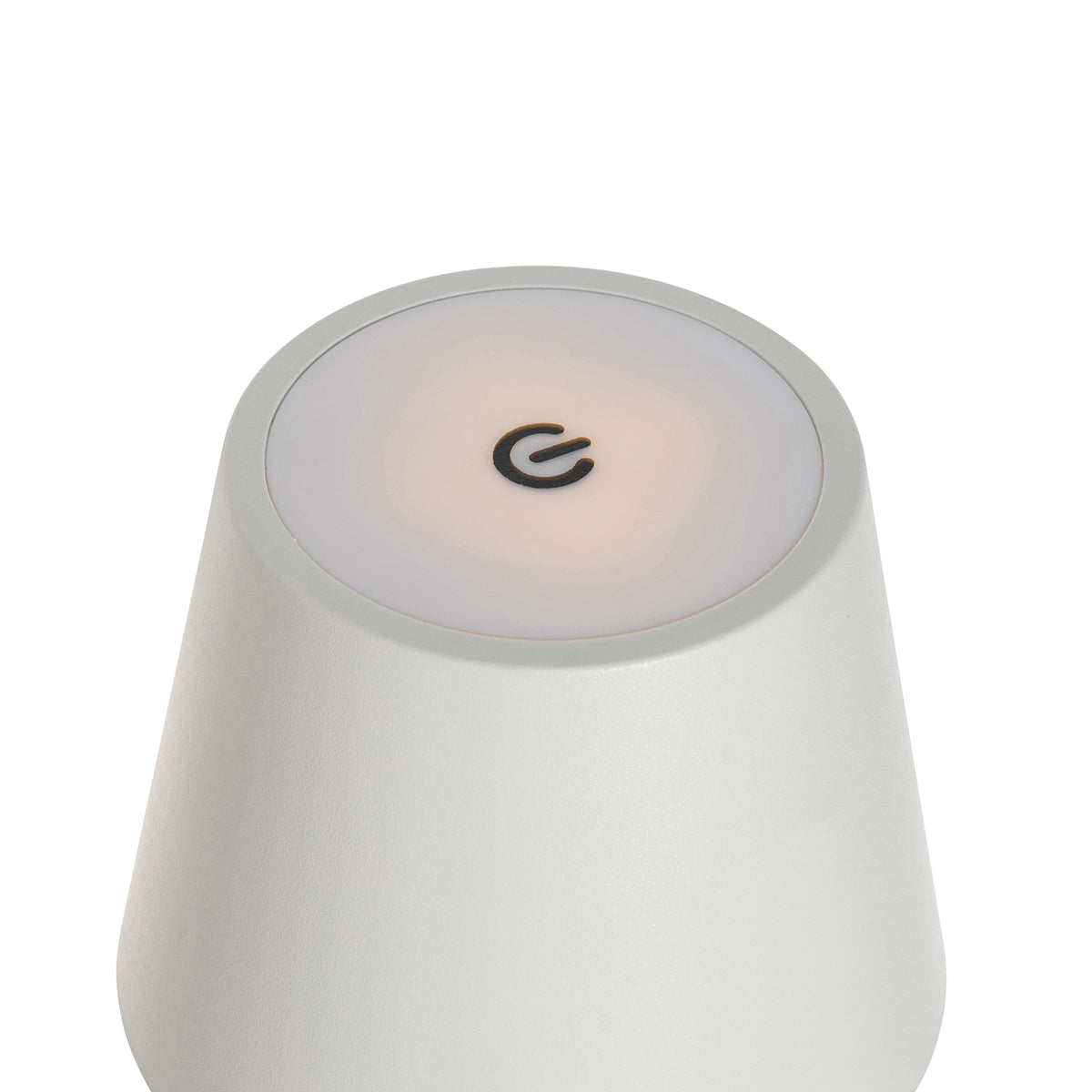 QAZQA Set van 2 tafellampen wit met dimmer en oplaadbaar - Murdock