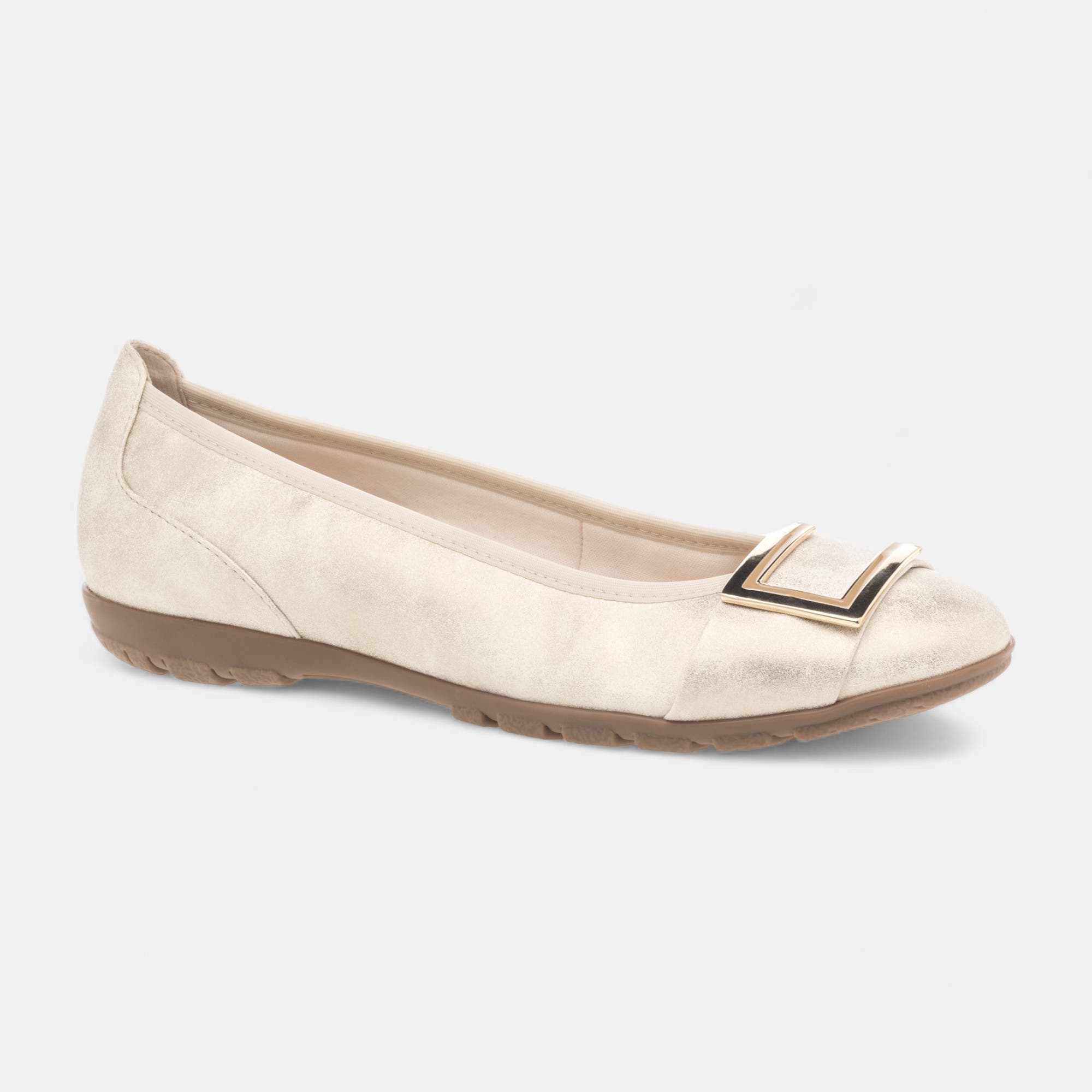 Ballerines Femme or