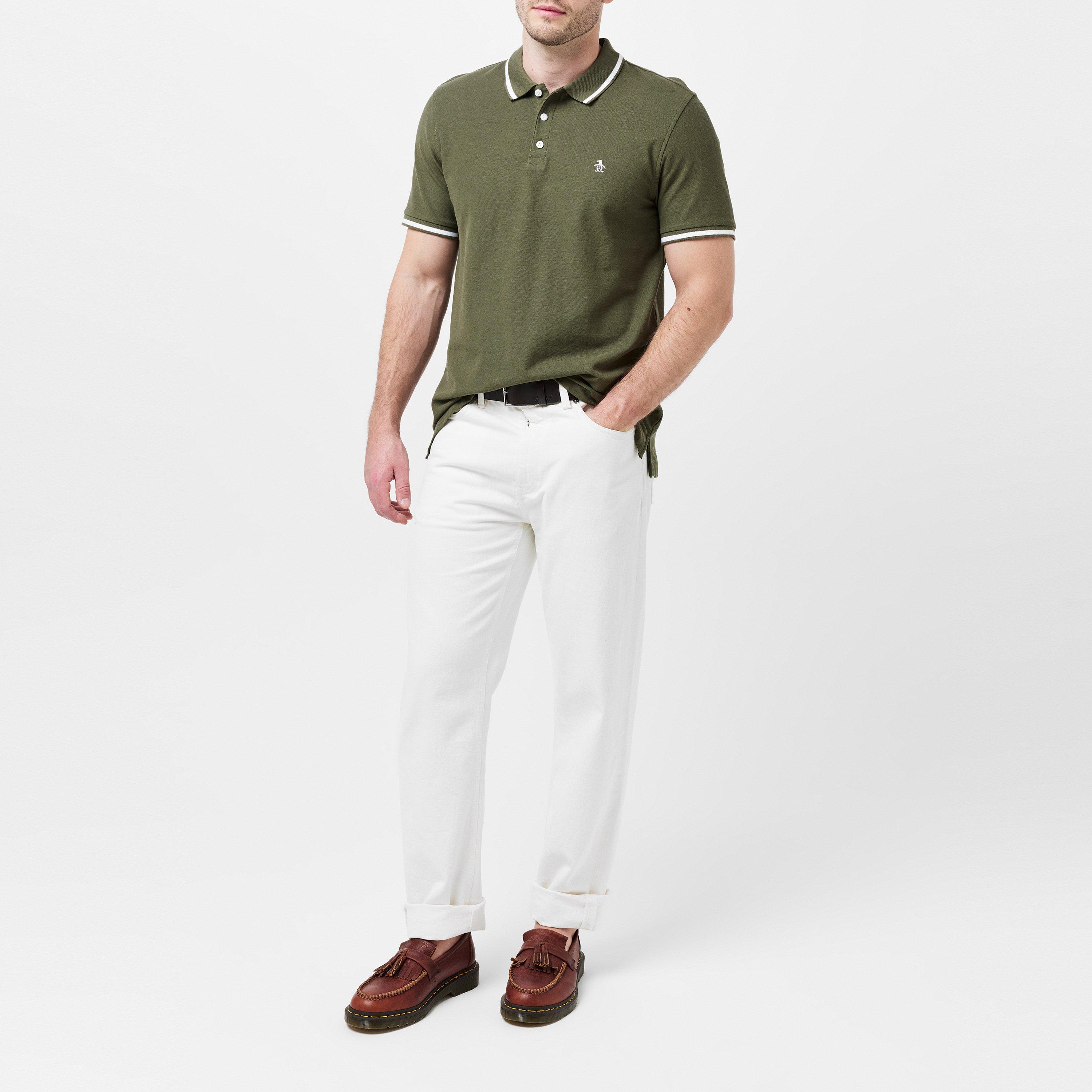 Original Penguin OP Tipped Polo Shirt Mens
