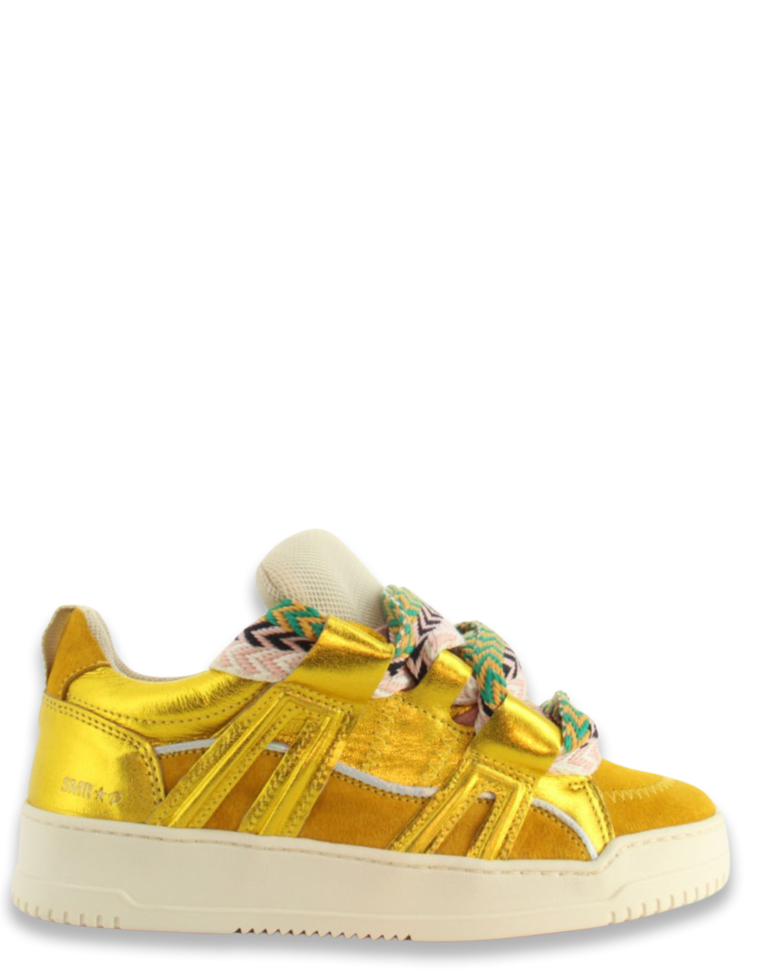 semerdjian Baskets de Ville Femme Inna 11205 Cuir Or