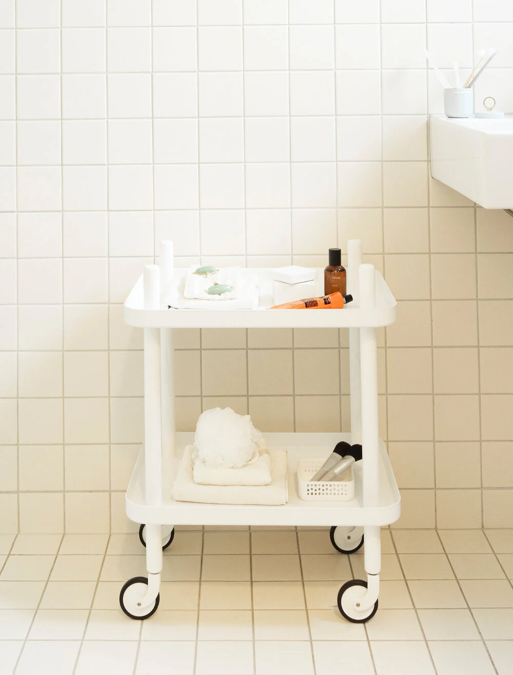 Normann Copenhagen  Block rullebord - hvid