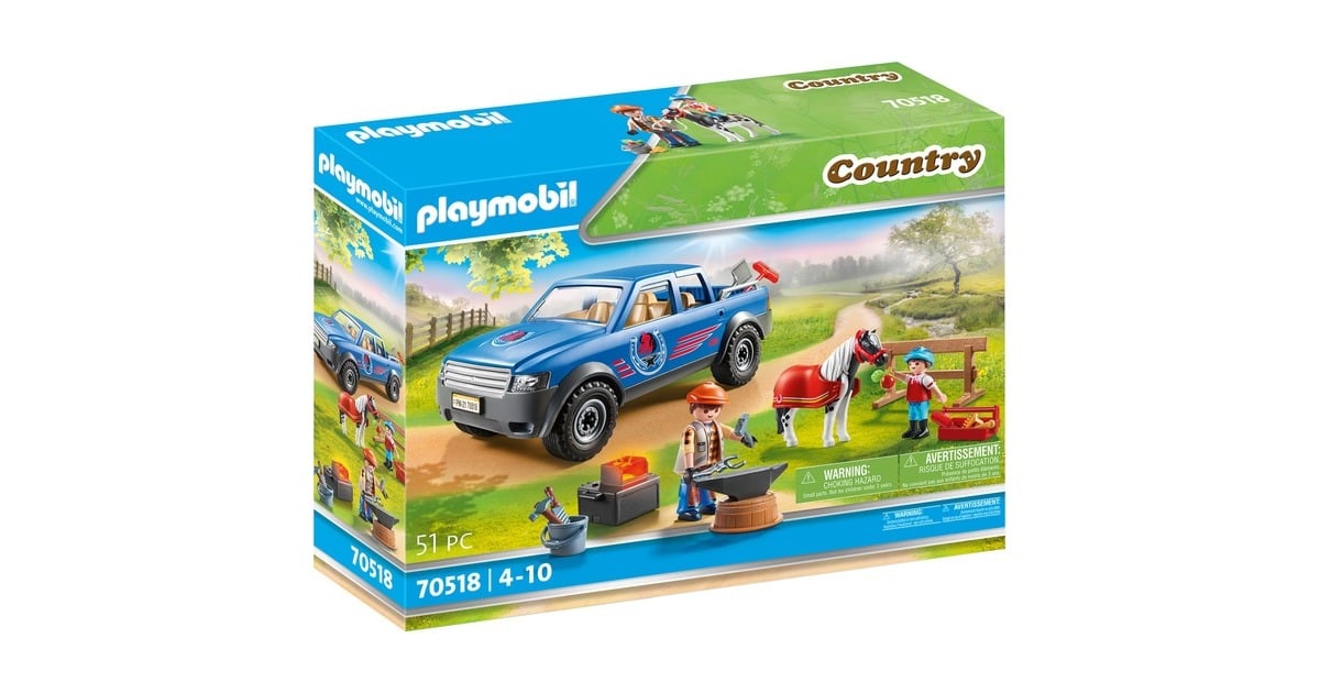 PLAYMOBILCountry - Mobiele hoefsmid Constructiespeelgoed  (70518)