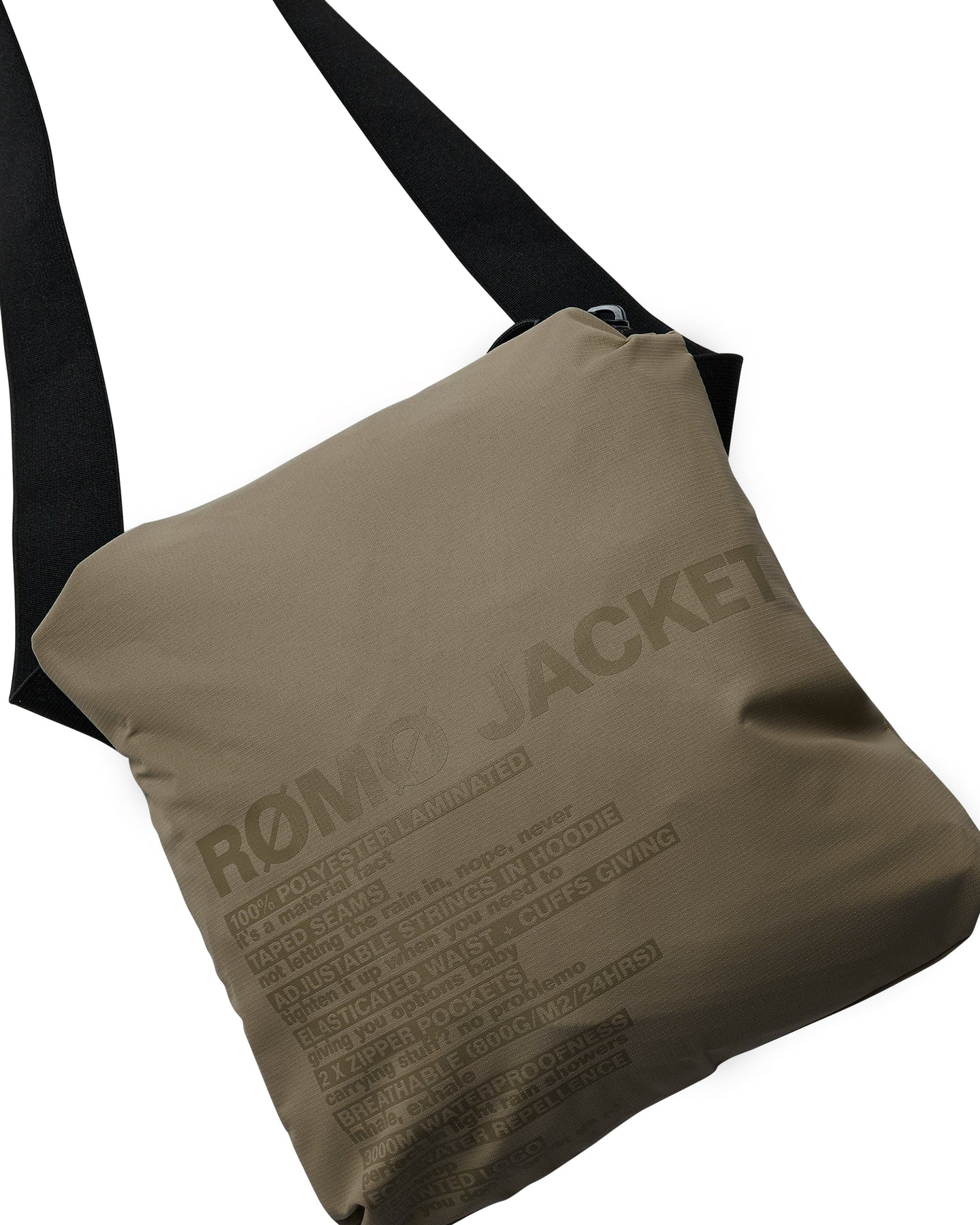 H2O Rømø Lw Rain Jacket Packable 3553 dusty oak