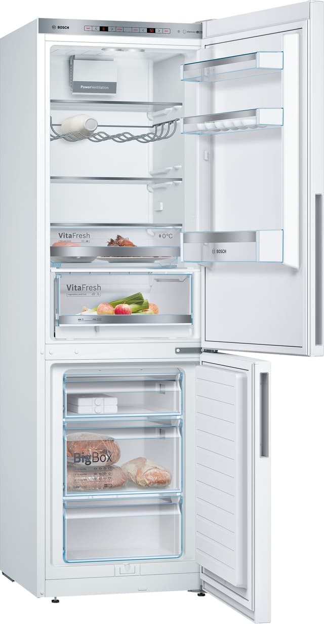 Bosch Serie 6 kølefryseskab KGE36AWCA (hvid)