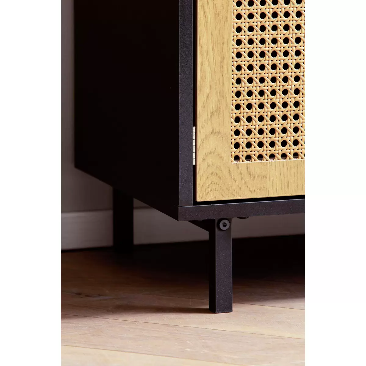 Highboard Besancon hellbraun,schwarz