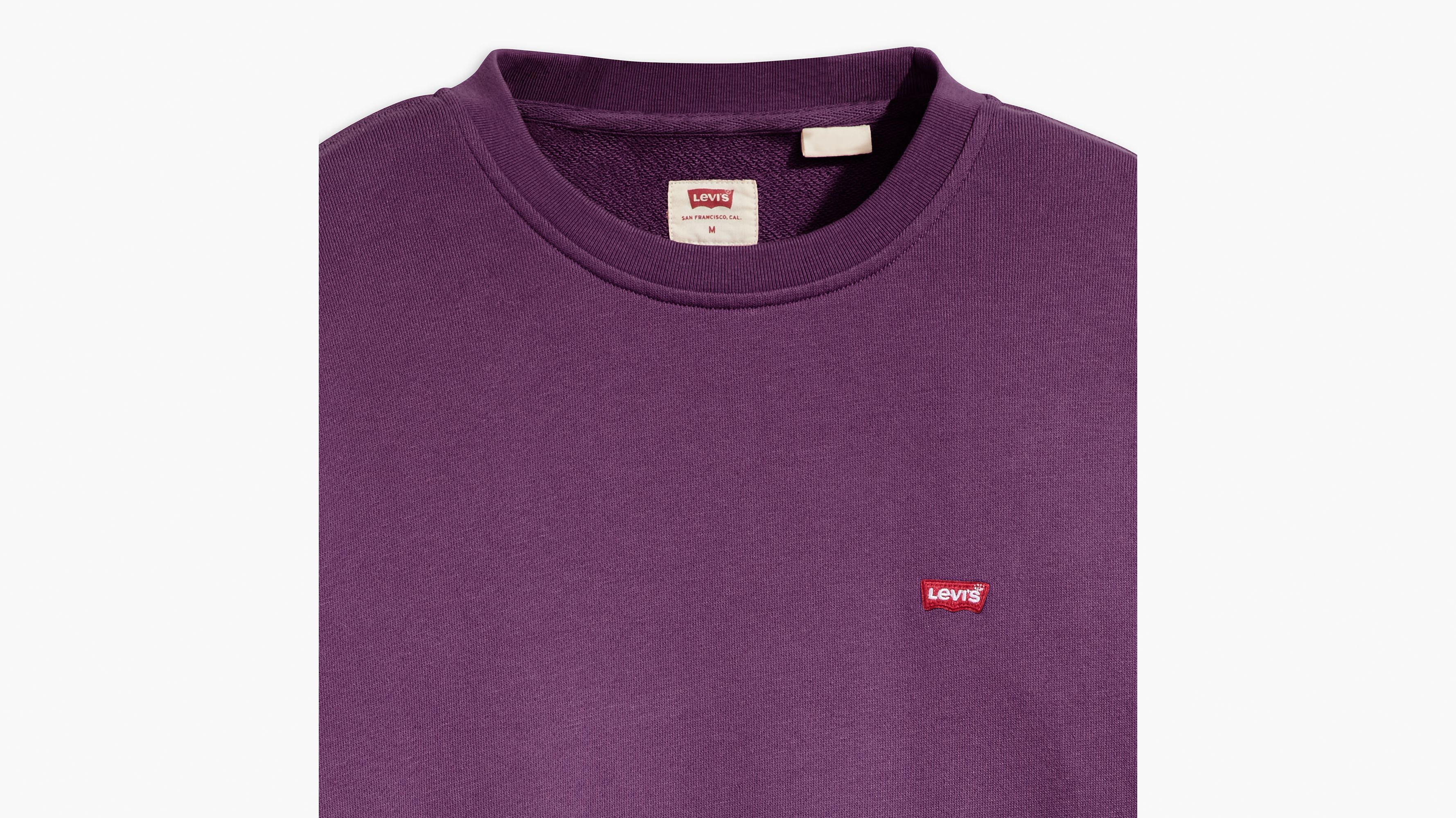 Sweat-shirt à col rond Original Housemark - Single Dye Navy Cosmos - Violet