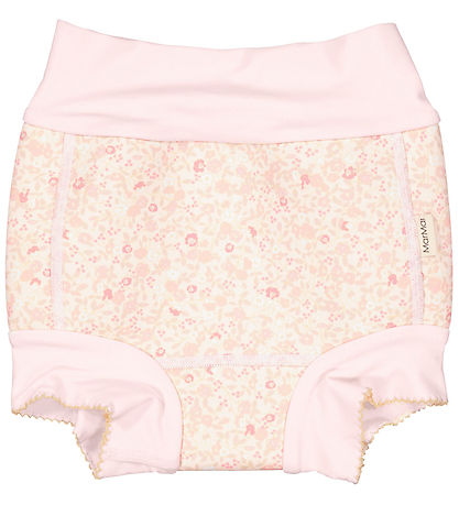 MarMar BleBådebukser - Swen - UV40+ - Peony m. Blomster