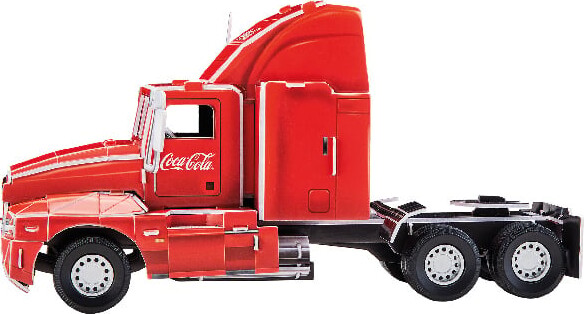 Revell 3D Puzzle - Coca Cola Lastbil Med Led - 128 Brikker - 58 CM