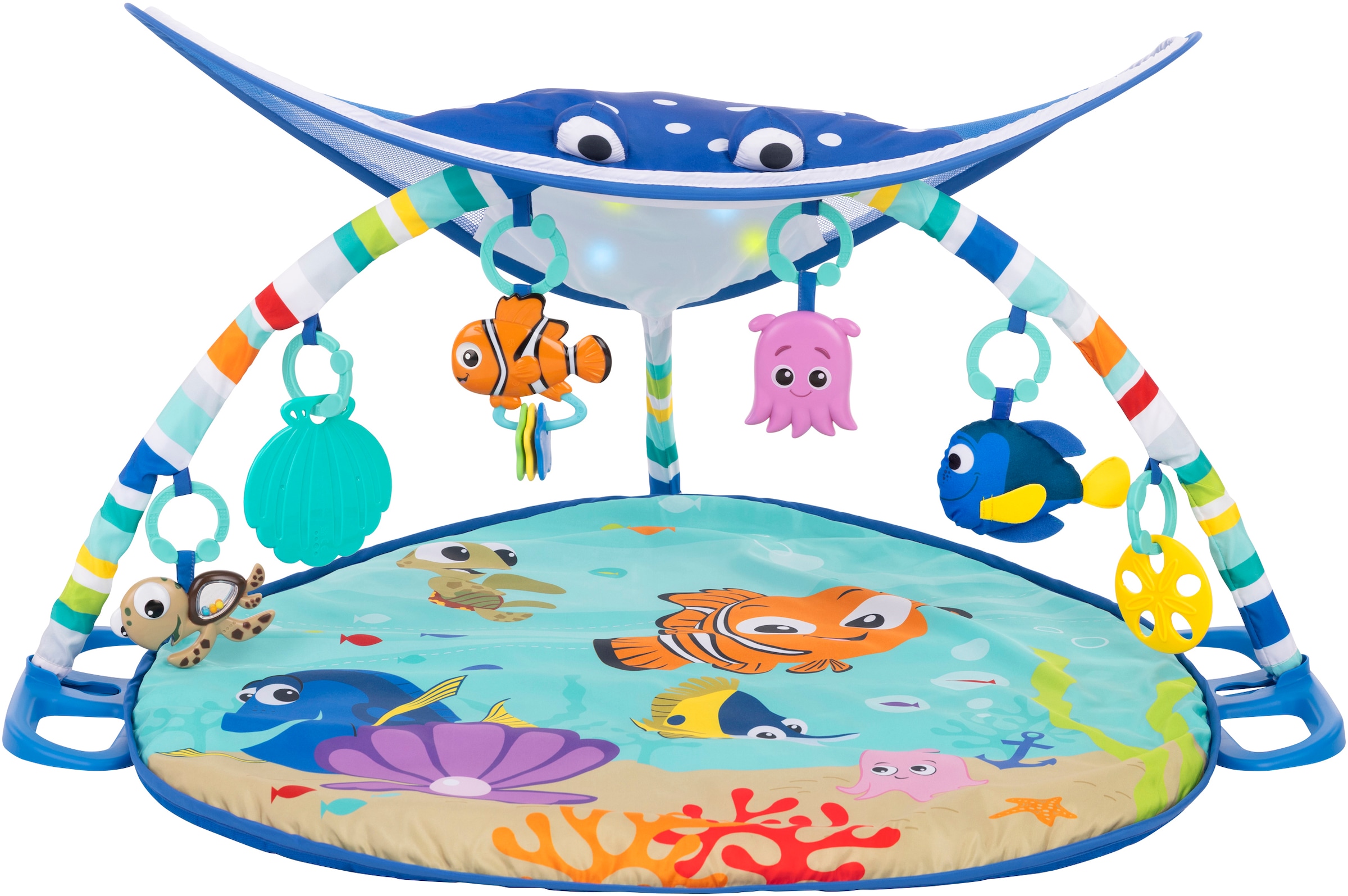 Bright Starts Spielbogen »Finding  Nemo Mr. Ray Ocean Lights & Music Gym« mit Licht- und Soundeffekt