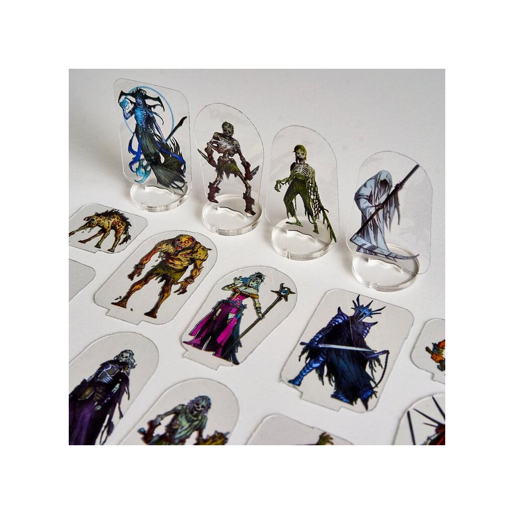 Flat Plastic Miniatures - Ancient Evils - 62 Pieces