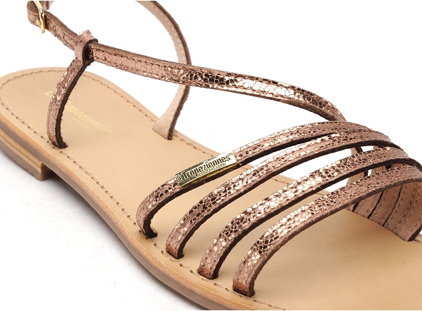 Les tropeziennes nu pieds plats femme hudel f or