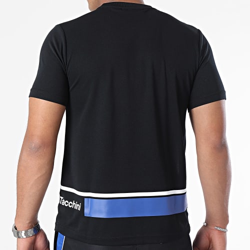 Ensemble Tee Shirt Et Pantalon Jogging 40383 39145 Noir Bleu Roi