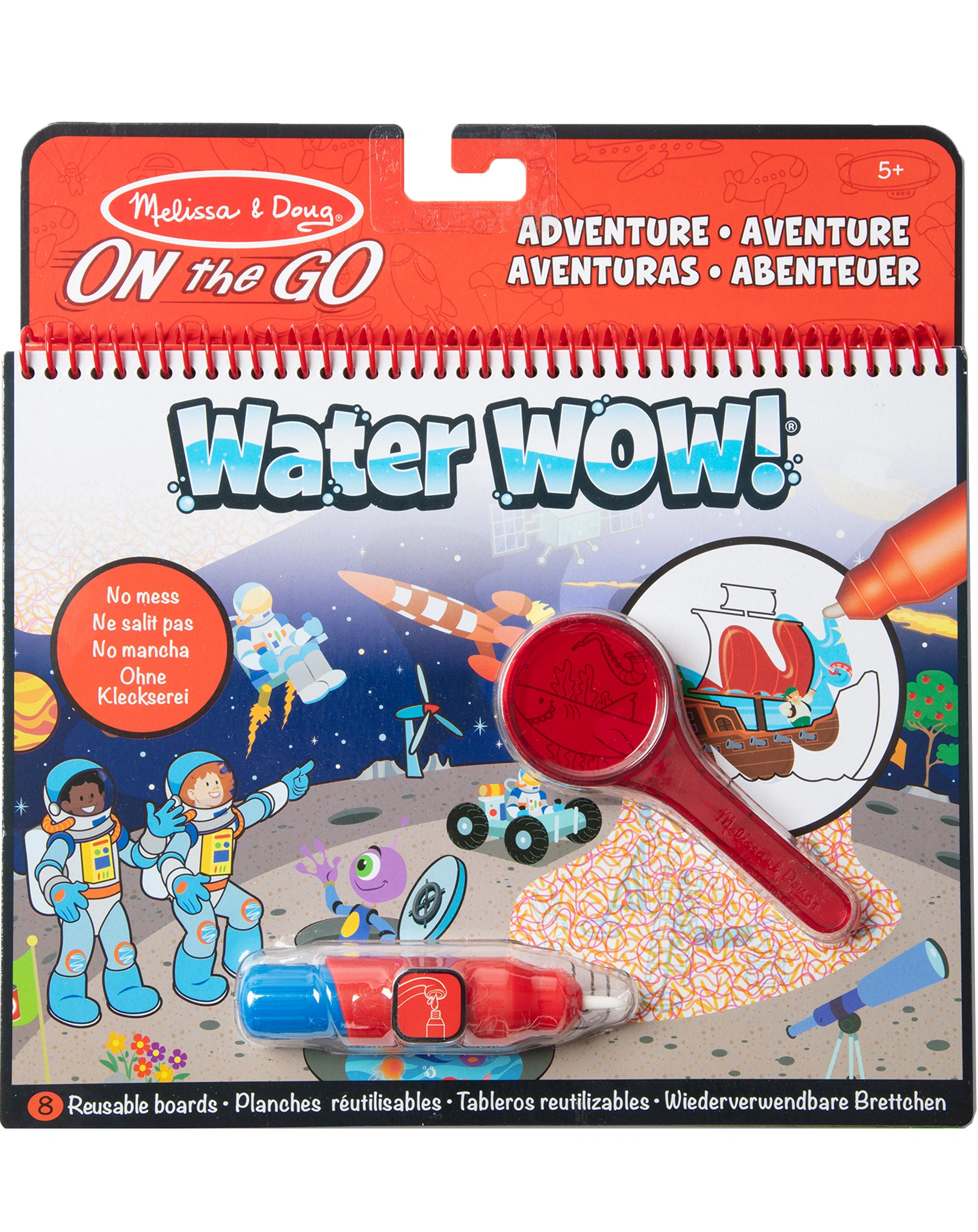 Malblock WATER WOW! - DELUXE ABENTEUER mit Zubehör