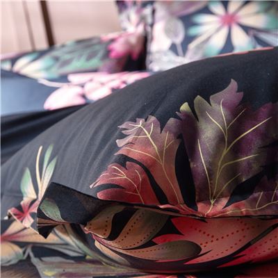 Linge de lit à grandes fleurs - BECQUET CRÉATION