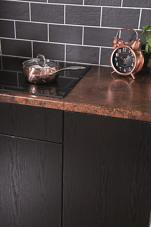 Adhésif décoratif d-c-fix® bois noir 2m x 0.675m