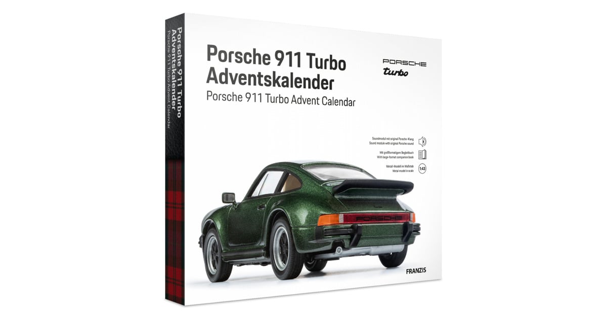 FranzisPorsche 911 Turbo Adventskalender Modelvoertuig  (Schaal 1:43)