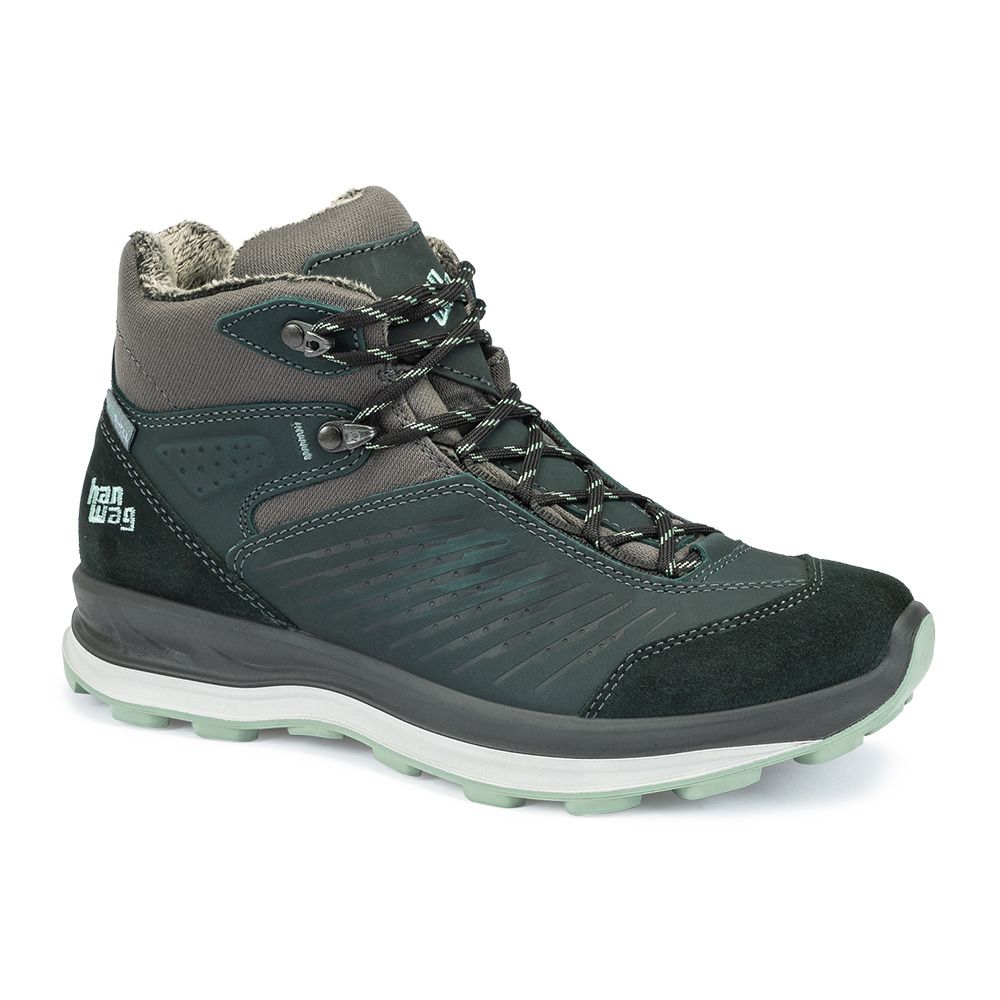 Hanwag BLUESTRAIT MID LADY ES - Chaussures randonné Femme petrol/mint